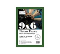 9x6 Inch Green Photo Frame Wall Mountable and Freestanding Picture Frame Standard Photograph Size, 9" X 6" (23 X 15cm)