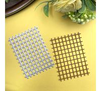 9x6cm Grid Metal Cutting Dies for Scrapbooking Photo Album Card Paper Embossing Handbook Background Decorate Grids Template,Card Making Scrapbooking Décor