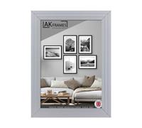 9X7 White Modern Step Picture Frame - Perfect For Posters, Photos And Wall Art - Elegant Home Decor - Ak Frames