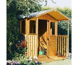 9x8 Shire Orkney Professional Shed including 3ft Verandah - Shiplap