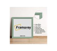 (9x9 Inch) Square Size Green Picture Frame / LW Style Wall Art Frame / Modern Photo Frames