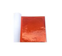 9x9cm Gold Leaf Sheets, 100 Sheets Imitation Gold Foil Paper, Gold Foil Sheets for Arts and Craft, Home Decoration, Red