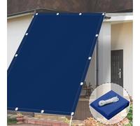 9x9m HeavyDu Waterproof Sail e CanopyWindResistant TearProof UV Protect for Garden Patio PoolIncludes Ropes & Rings Dark Blue
