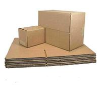 9x9x9 inches BROWN SHIPPING CARDBOARD BOXES POSTAL PACK MAILING CARDBORD MEDIUM PARCEL CARTON (9x9x9 inches/22.9x22.9x22.9 cm, 5)