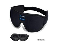 (a-01-3D black) Sleep Headphones 3D Bluetooth 5.0 Headband Wireless Sleep Artifact Breathable Music Eye Mask Earbuds for Side Sleeper,Air Travel