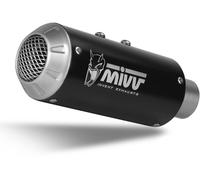 Mivv Exhaust Muffler MK3 Black Inox black for APRILIA TUONO V4 1100 2018 > 2020