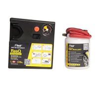 AirMan ResQ Emergancy Tyre Repair Kit, with easy valve through punture repair tyre selant, Air Compressor, suitable for all car makes and models