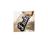 (A-1, 120X180cm47.2X70.8in) Irregular bedroom crystal velvet bedside blanket creative special-shaped cloakroom carpet under the bed floor mat letter