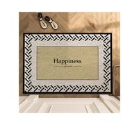 (A-1, 60X90cm 23.6X35.4in) Door floor mat, dust removal silk ring, door mat, American retro door floor mat, household soil floor mat, no care carpet