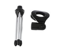 A-1 Foldable Desktop Mic Holder Stand Portable Tabletop Tripod Bracket For Most Standard Microphone Clip
