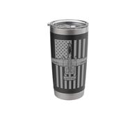 A-10 Thunderbolt II Military Jet American Flag Warthog 2 Stainless Steel Insulated Tumbler