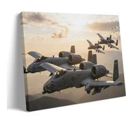 A-10 Thunderbolt Warthog Flying Dirty. Poster Canvas Wall Decor Art Painting Prints on Modern Artwork for Living Room,Bathroom,Bedroom,Home 16x24inch(40x60cm)
