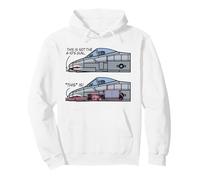 A-10 Warthog Big Gun Cutaway “This Is the Gun” Funny Meme Pullover Hoodie