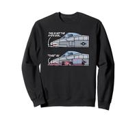 A-10 Warthog Big Gun Cutaway “This Is the Gun” Funny Meme Sweatshirt