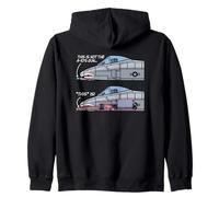 A-10 Warthog Big Gun Cutaway “This Is the Gun” Funny Meme Zip Hoodie