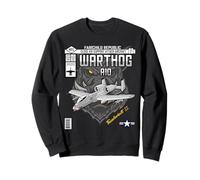 A-10 Warthog Close Air Support Aircraft Comic Book Edition Sweatshirt