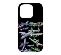 A-10 Warthog Jet Planes Colorful Full Spectrum Graphic Case for iPhone 14 Pro