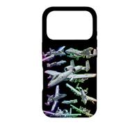 A-10 Warthog Jet Planes Colorful Full Spectrum Graphic Case for iPhone 17 Pro