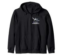 A-10 Warthog Military Aviation A-10 Thunderbolt Zip Hoodie