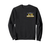 A-10 Warthog Military Jet Spec Infographic Yellow Sweatshirt