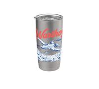 A-10 Warthog Thunderbolt BRRRT Military Jet Stainless Steel Insulated Tumbler