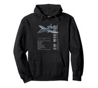 A-10 Warthog Thunderbolt II Jet Fighter Military Aircraft Pullover Hoodie