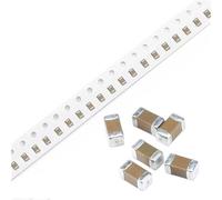 A 100pcs 0603 0805 1206 SMD Chip Multilayer Ceramic Capacitor 0.5pF - 10uF 10pF 100pF 1nF 10nF 15nF 100nF 0.1uF 1uF 2.2uF 4.7uF(0805_2.2PF)