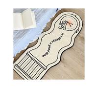 (A, 100X150cm 39.3X59in) Modern simple balcony bay window cushion bedroom long bedside decorative non-slip carpet living room sofa coffee table floor mat