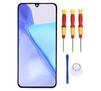 A 16 5G Screen Replacement Digitizer Assembly with Frame, Repair Tools & Fingerprint Sensor for SMA166B,A166E International,European Version, 6.6" FHD LCD Touch Display