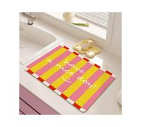 (A-2, 60X90cm 23.6X35.4in) Simple Kitchen Drain Mat Countertop Absorbent Mat Dish Storage Mat Coffee Machine Mat Wash Table Absorbent Tea Mat