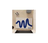 (A-2, 80X120cm 31.5X47.3in) Entry door floor mat with silk circle, simple interior and exterior door mats, non slip mats at the entrance and exit