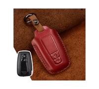 (A 2 Button Red) Leather Car Key Case For Toyota Camry CHR Prius Corolla RAV4 Prado 2017