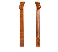 A 21frets One Piece Flame Maple Neck Inlay Abalone Dots Yellowish Glossy For Elecrice Guitar Musical Instrument