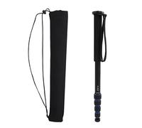 A - 222 Aluminum Alloy Monopod Base, Lightweight Tripod Unipod for SLR Camera, 5 - Section Extendable Monopod with 1/4" & 3/8" Screws, Anti - Dust Locking System, 165 cm