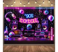A 2D flag suitable for retro 80s parties - photography studios outdoor activities and festival celebrations