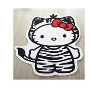 (A-3, 40X60cm 15.7X23.6in) KT Cat Cute Pink Floor Mat Bedroom Water Absorbing Anti slip Children's Room Water Absorbing Decorative Door Mat