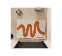 (A-3, 50X80cm 19.7X31.5in ) Entry door floor mat with silk circle, simple interior and exterior door mats, non slip mats at the entrance and exit