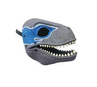 (A) 3D Halloween Dinosaur Mask Role Play Props Performance Headgear Raptor