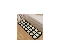 (A-4, 100X150cm 39.3X59in) Checkerboard stroking cats sense home girl ins wind bedroom bedside blanket simple room carpet Xiaohongshu same pad