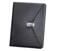 A 4 File Folders for Business Including Password Closure and PU Cover to Maintain Organized and Professional Workspaces Business Contract Folders