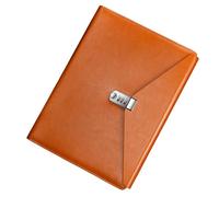 A 4 File Folders for Business Including Password Closure and PU Cover to Maintain Organized and Professional Workspaces Business Contract Folders
