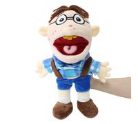 (A, 40cm) Hot Jeffy Hand Puppet Plush Children Soft Doll Talk Show Party Props Christmas Doll Plush Toys Puppet Kids Gift 40cm