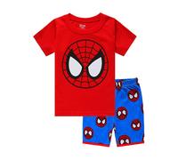 (A, 5-6 Years) 1-6 Years Spiderman Boys Outfits T-shirt Shorts Sets