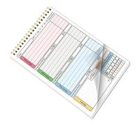 A 5 Habits Trackers Journal Calorie Planner Schedules Trackers Notebook for Daily Weekly Monthly Tracking