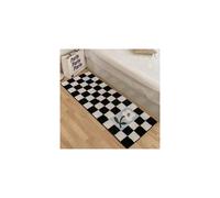 (A-6, 50X80cm 19.7X31.5in) Imitation cashmere bedside blanket, long bedroom ins style, high aesthetic value, no wash, dirt resistant bedroom floor mat