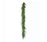 (A) 6ft Christmas Norfolk Pine Garland Real Touch Artificial Faux Greenery Pine Garland