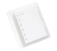 A 7 Detachable Notebook Paper Planner Interchangeable Page Removable Rings Binder Smooth Writing Design Refill Able Planner Journal