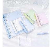 A 7 Size Notebook Detachable Page Smooth Writing Paper Paper Rings Bounds Journal Planner for Notes and Journals Writing Refill Able Planner Journal Notebook