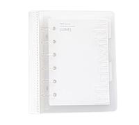 A 7 Size Notebook Detachable Page Smooth Writing Paper Paper Rings Bounds Journal Planner for Notes and Journals Writing Refill Able Planner Journal Notebook