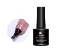 (A) 8.5ml Nail Base Coat Non-irritation Eco-friendly Strong Adhesive Easy To Apply Wide Application Dry Quickly Lightweight Nail Art Gel Paint Liquid Rein